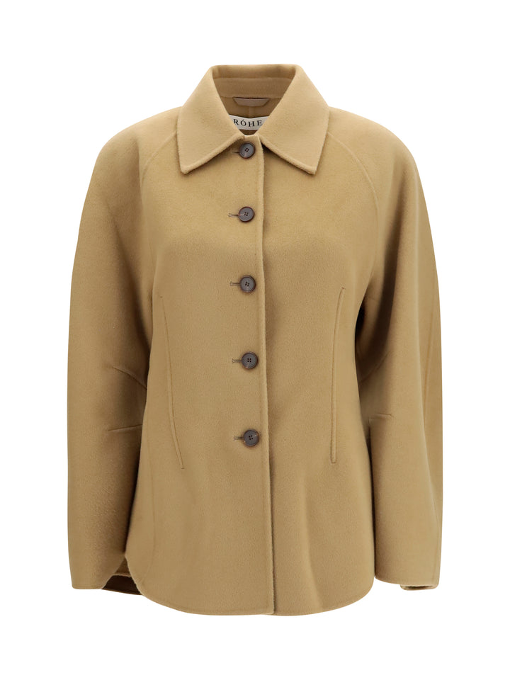 Sculptural oversized-sleeve Jacket 1