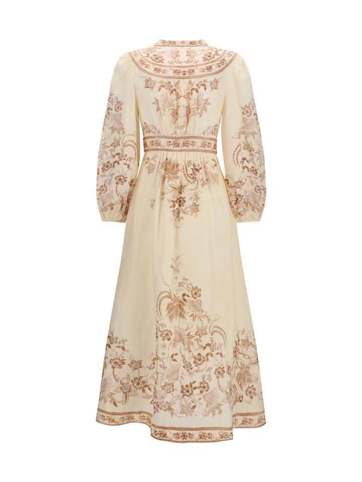 Indra Plunge floral Dress 2