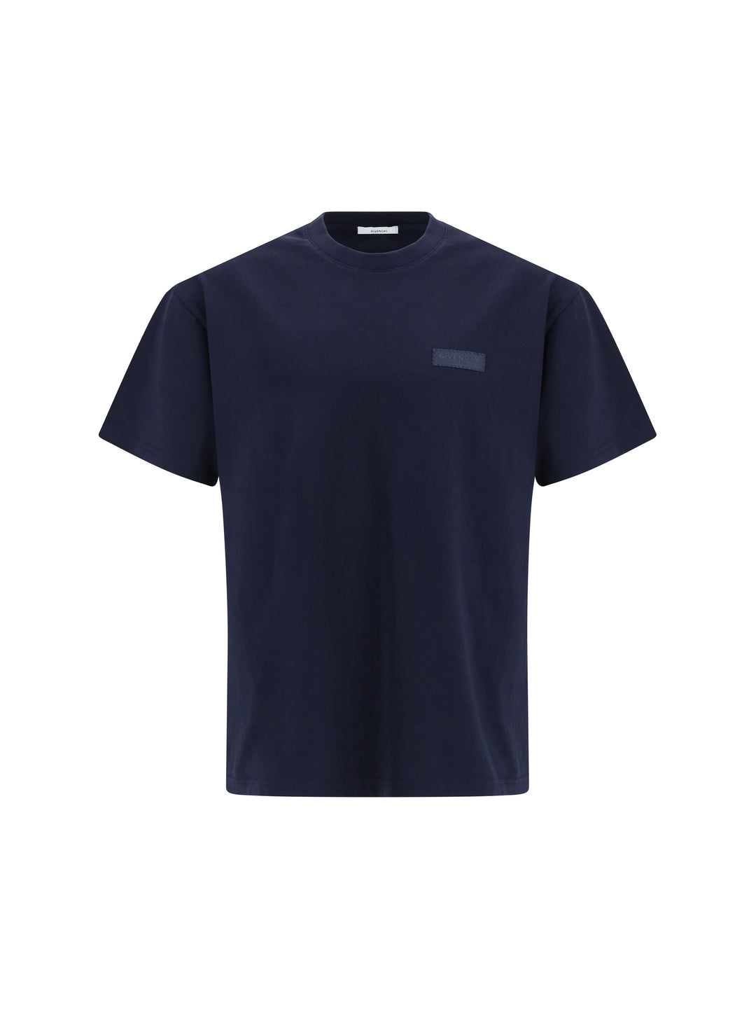 Cotton T-Shirt with logo patch 1