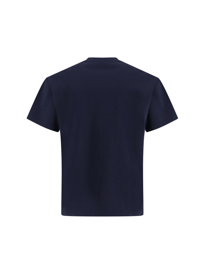 Cotton T-Shirt with logo patch 2