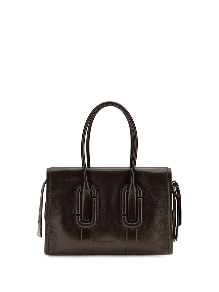 Babe City Tote leather Handbag