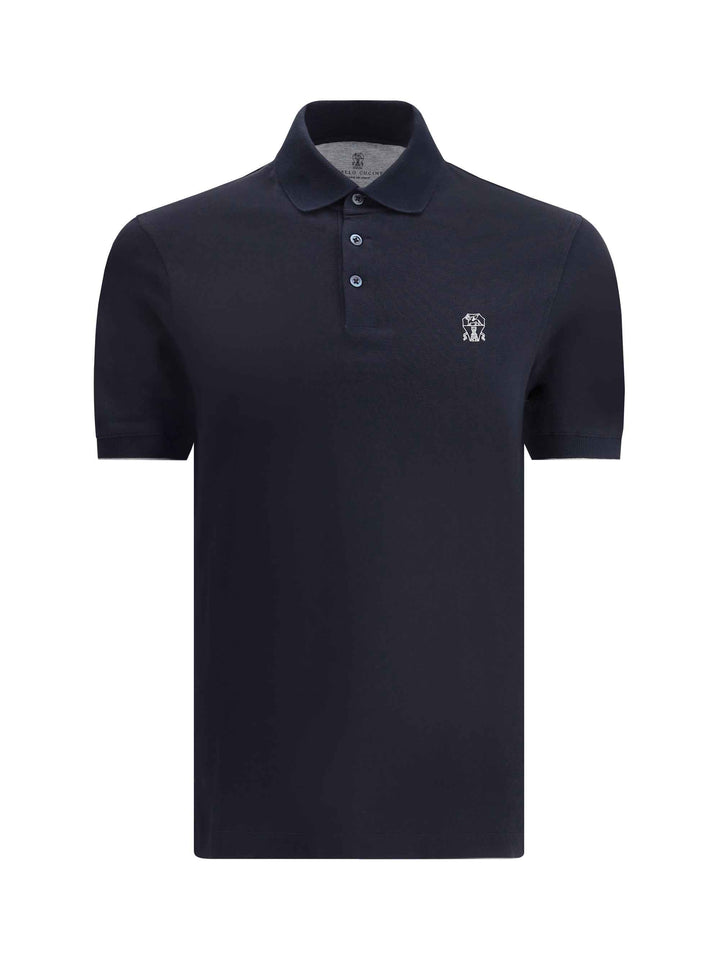 BRUNELLO CUCINELLI Tops / Shirts in NAVY+GRIGIO