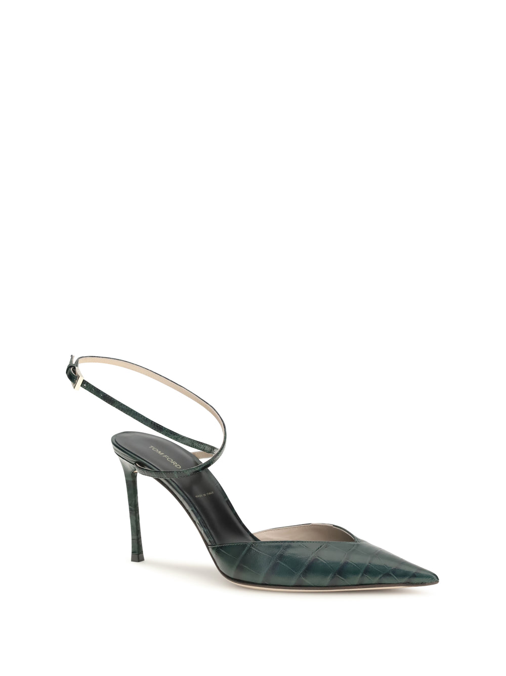 Crocodile-print leather Pumps 2
