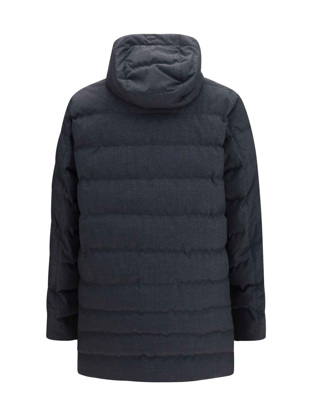 Long padded Hooded Jacket