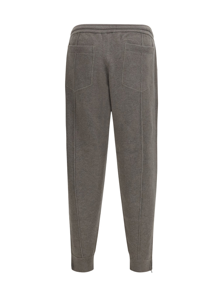 Double-knit cashmere Pants with Crête and zips at the hem 2