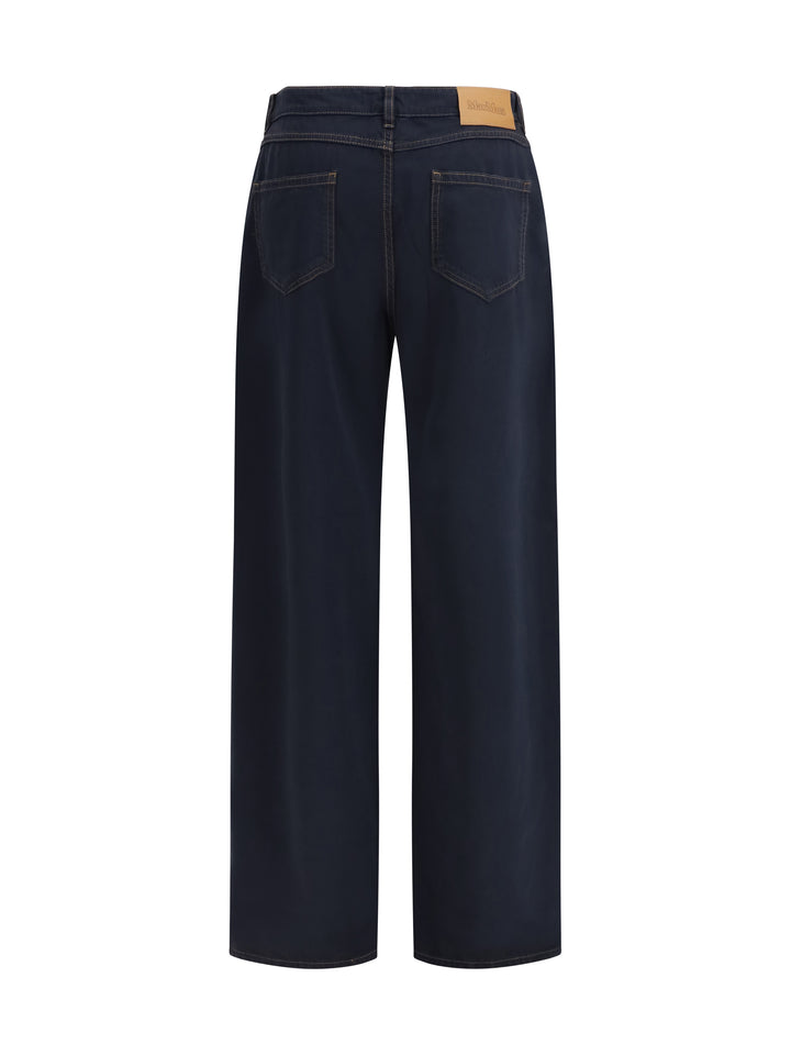 Baggy Pants in pure cotton satin 2