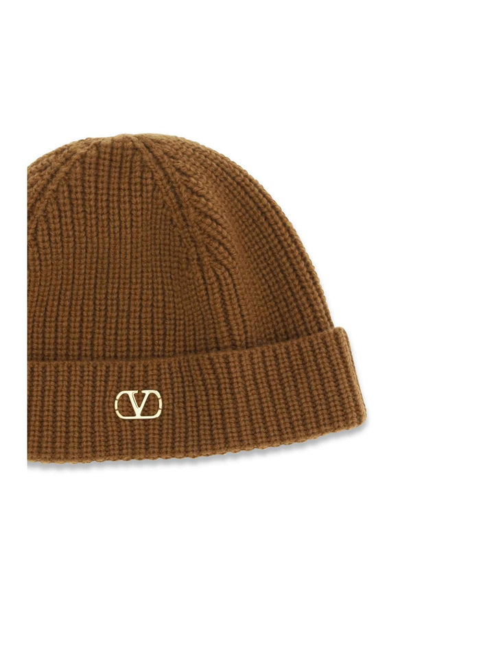 VLogo Beanie in cashmere