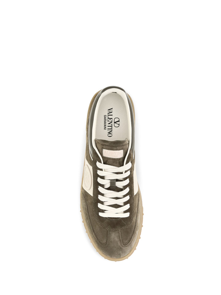 Low Top Upvillage Sneakers in suede split leather and nappa calfskin 4