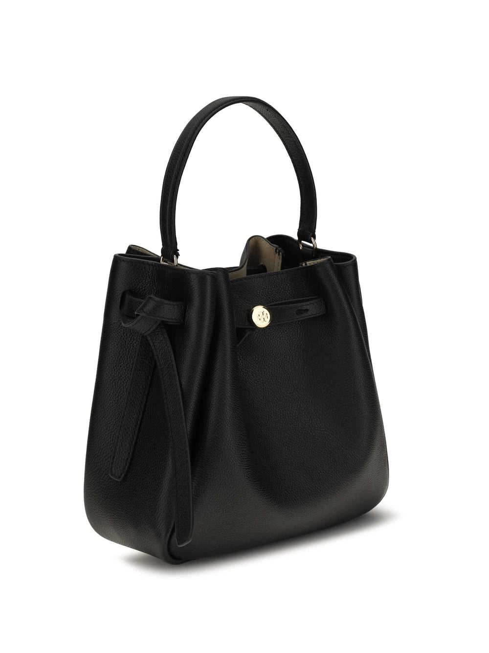Romy Hammered leather Bucket Bag