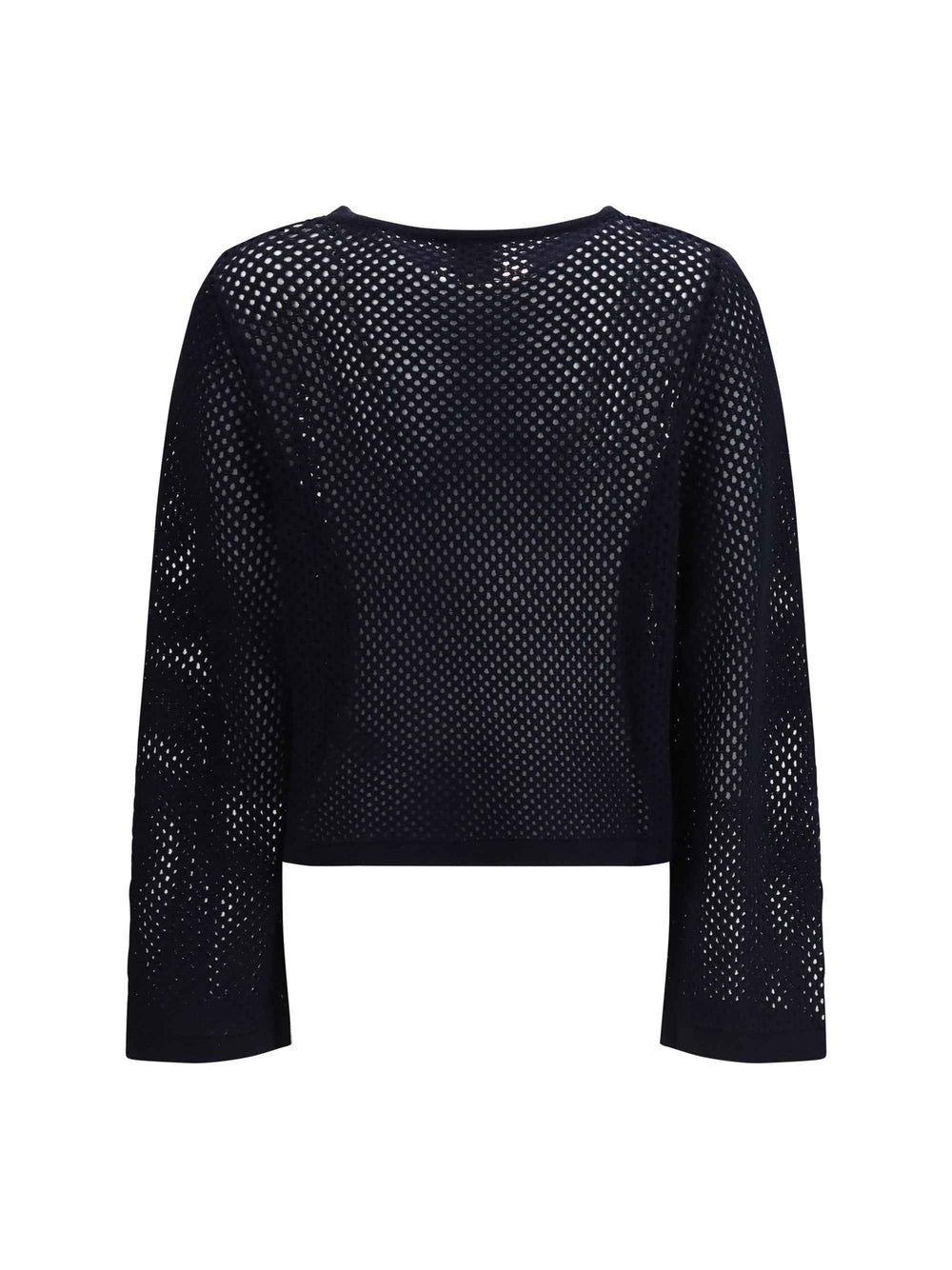 perforated boatneck Jumper