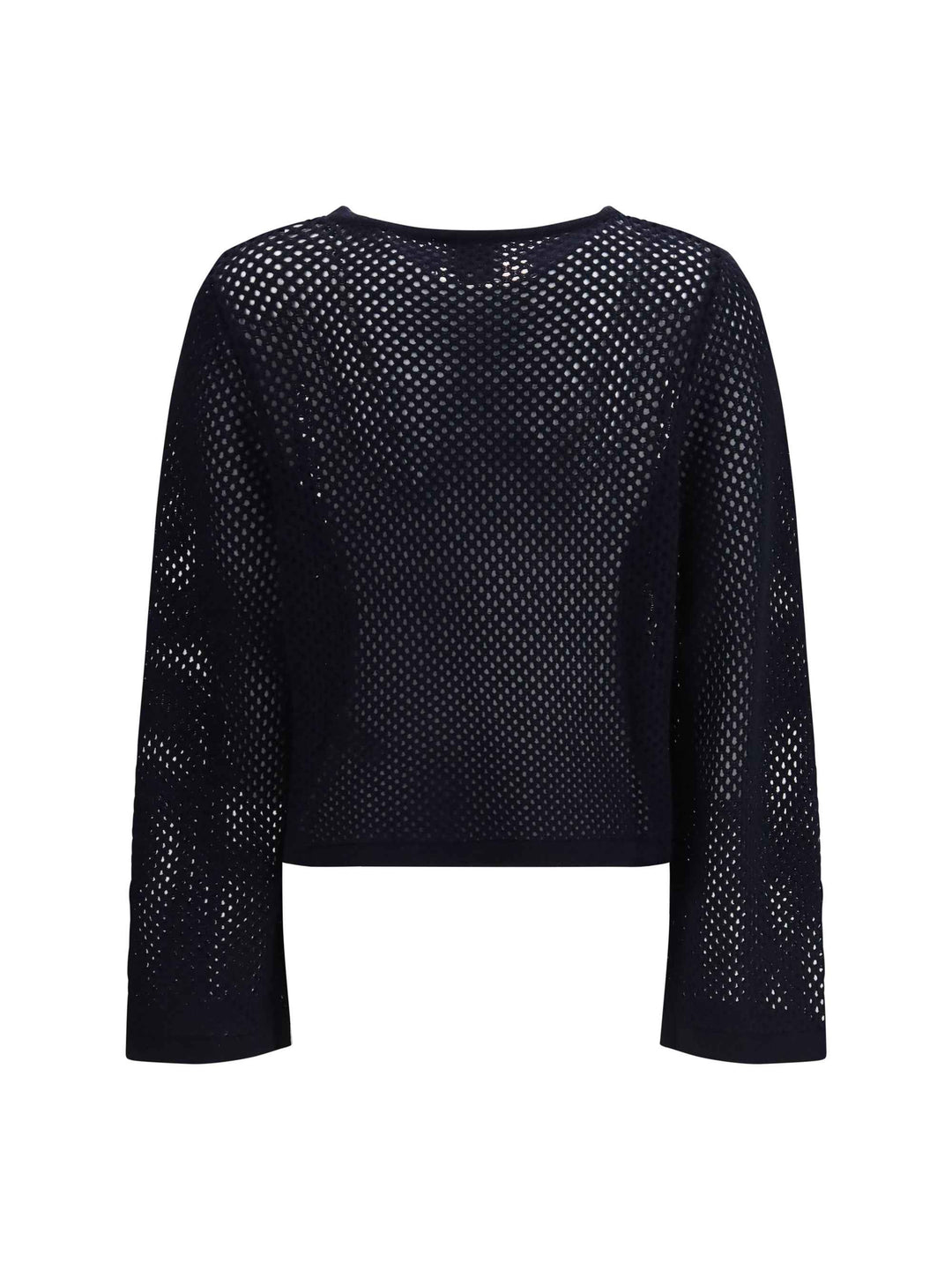 perforated boatneck Jumper