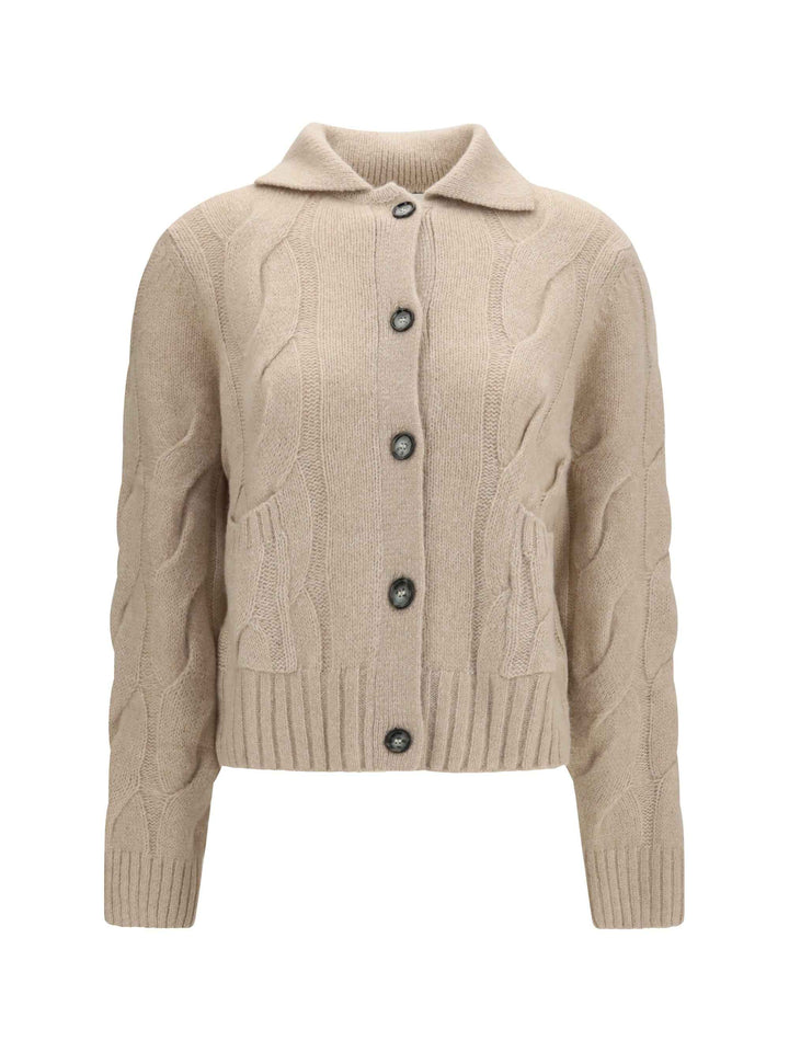 Cashmere and silk Sweater with buttons