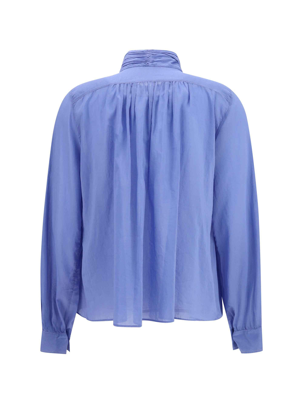 pleated high-neck Blouse
