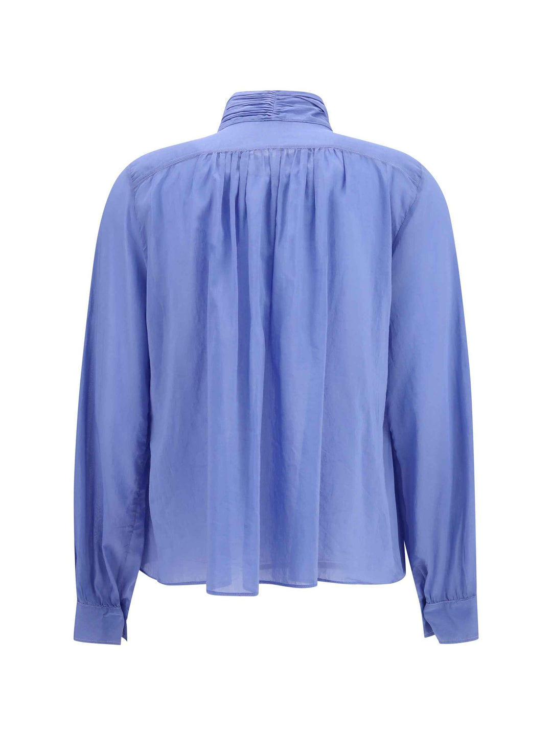 pleated high-neck Blouse