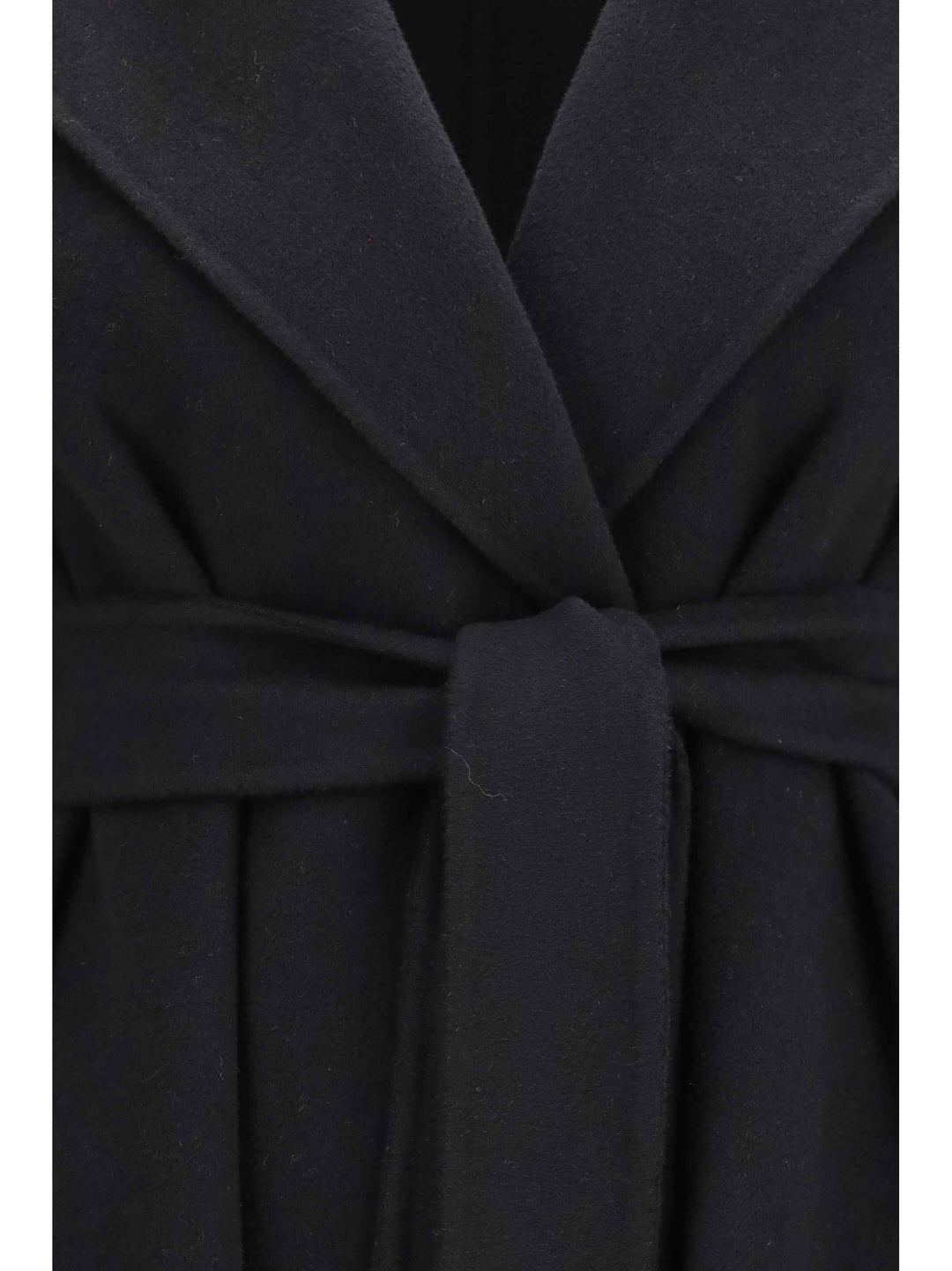 Long robe Coat in wool, cashmere and silk