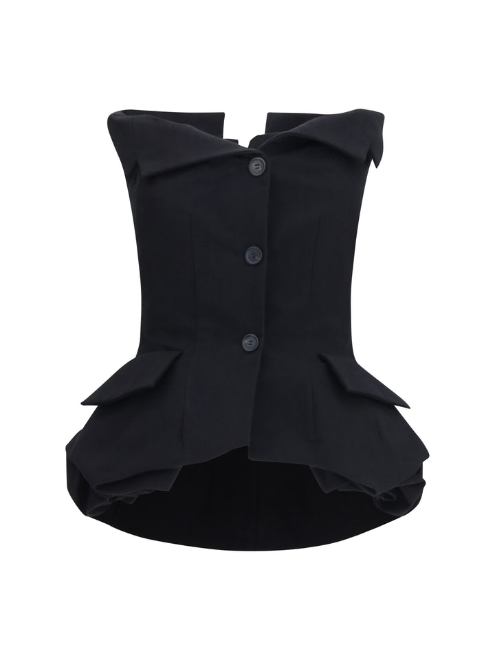 Cotton bustier corset Top 1