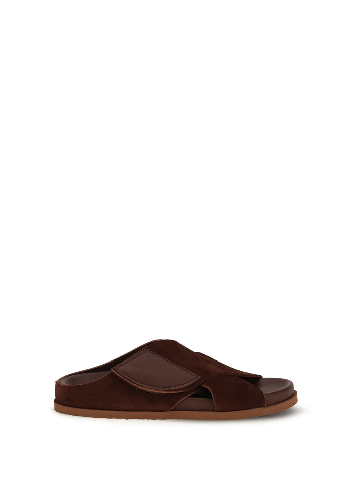 Danai Sandals with maxi velcro strap 1