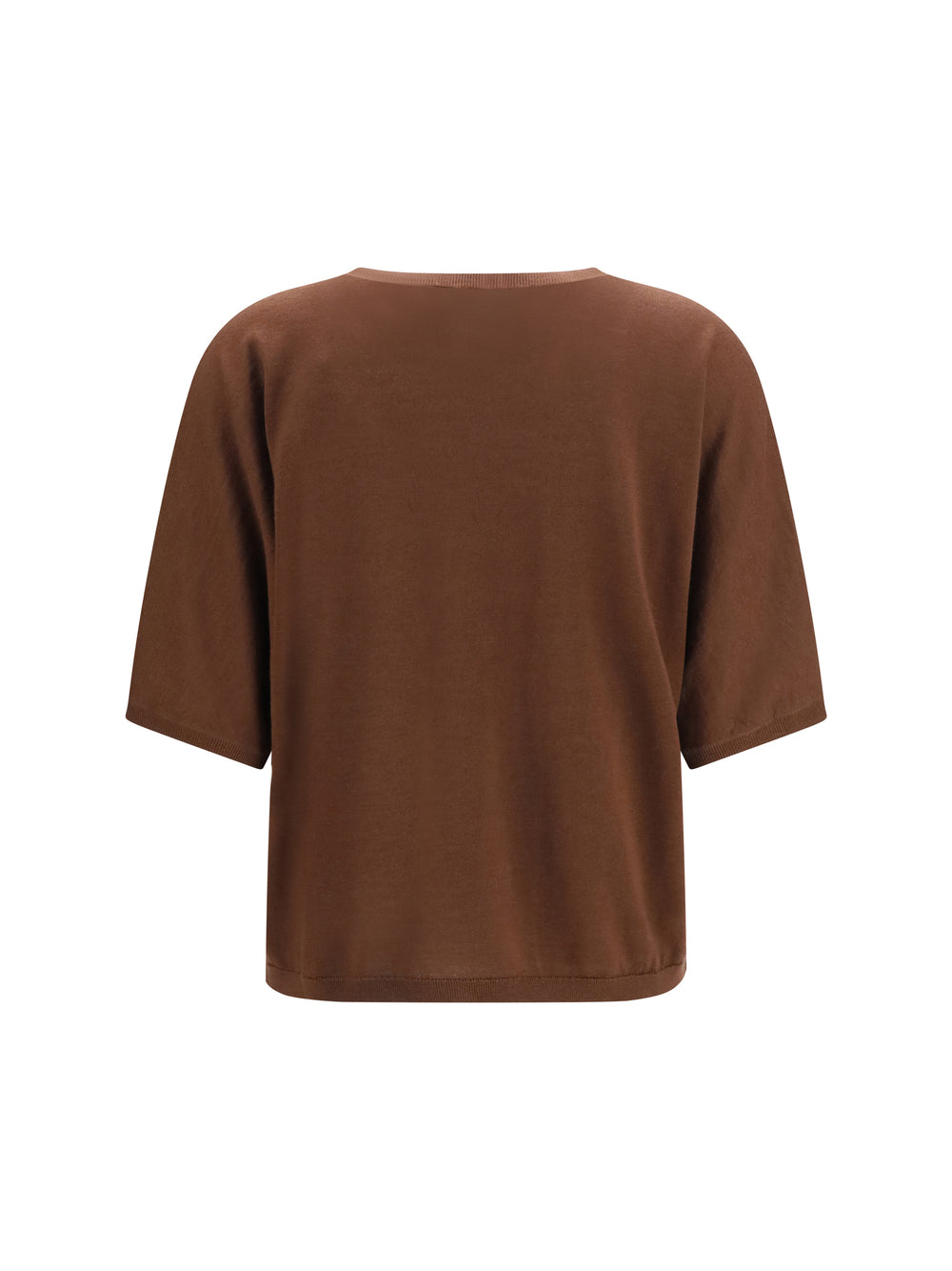 Short-sleeve cashmere and silk Sweater 2