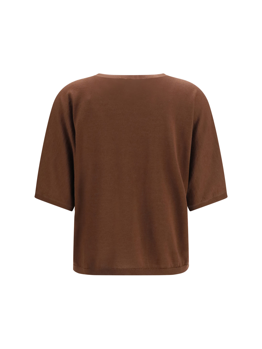 Short-sleeve cashmere and silk Sweater 2