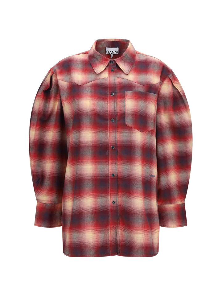 Cotton flannel check Shirt