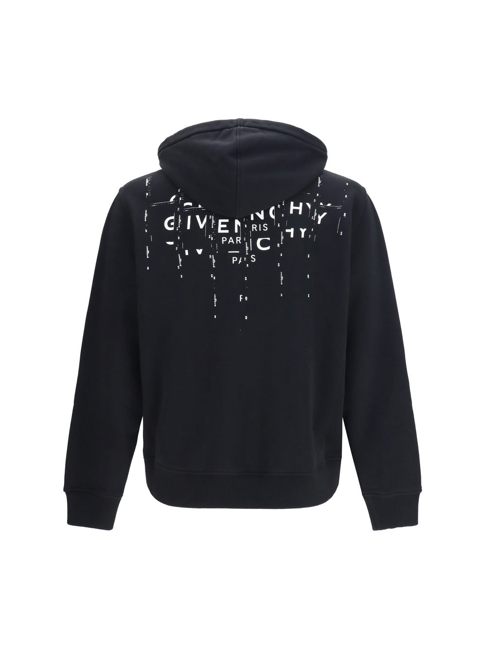 Photographic Negative print fleece zip Hoodie 2