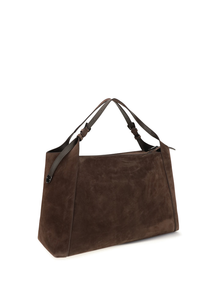 Sartorial suede Shoulder Bag 3