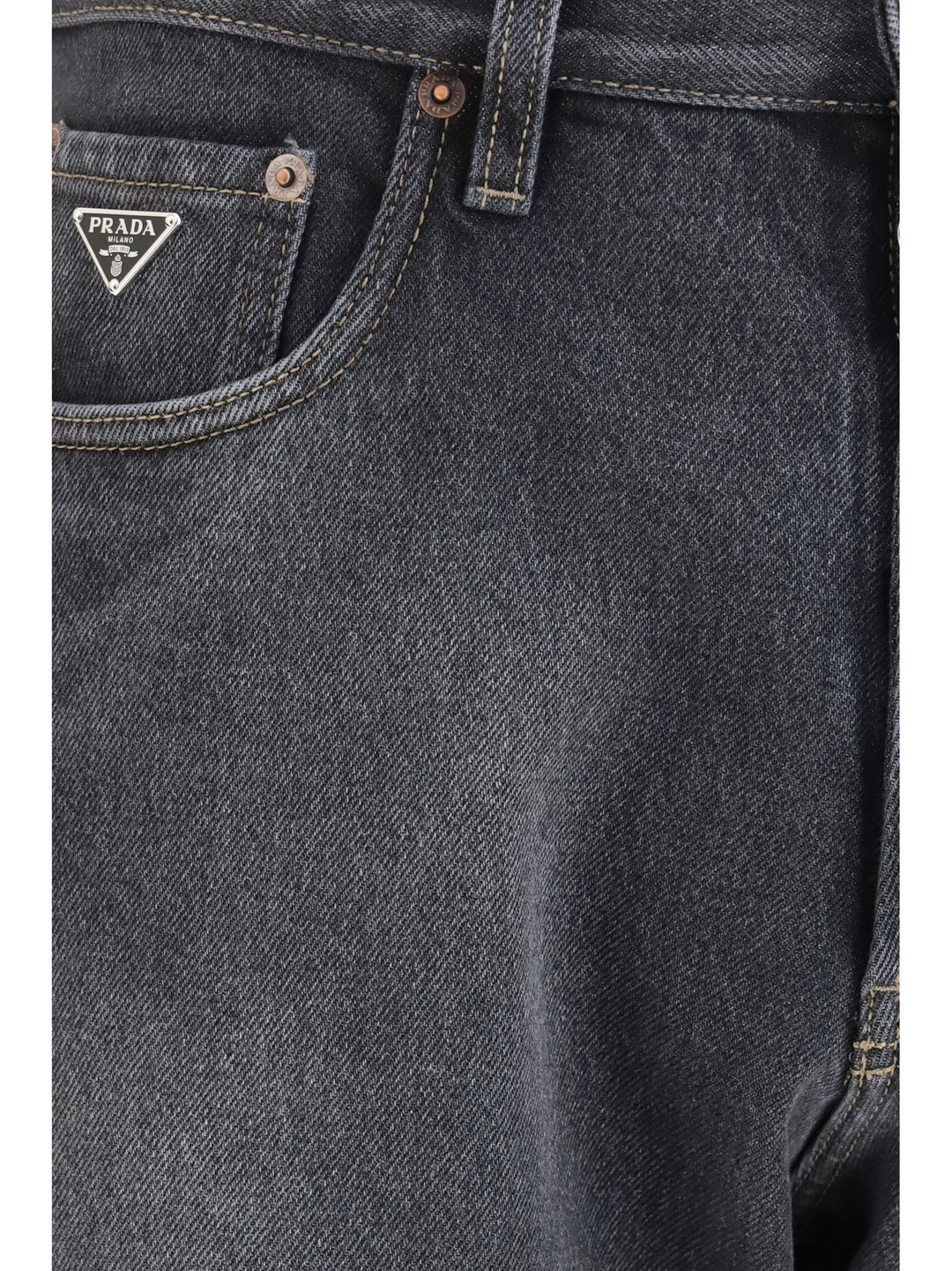 Vintage effect denim Jeans 3