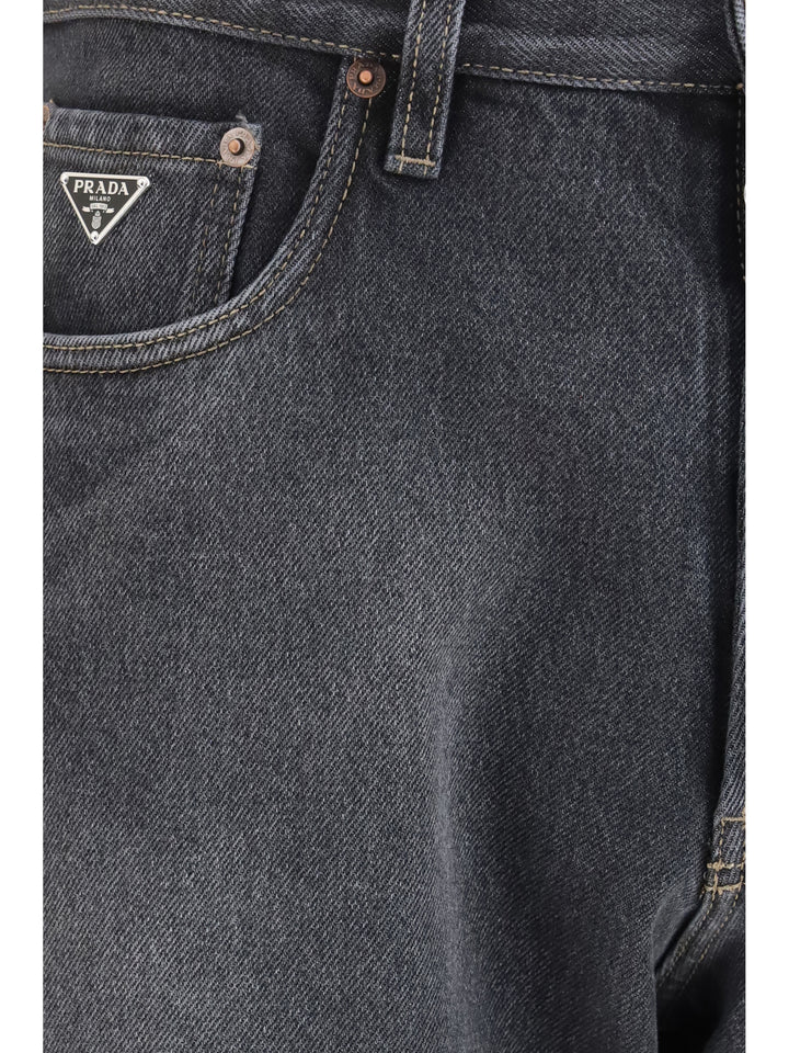 Vintage effect denim Jeans 3