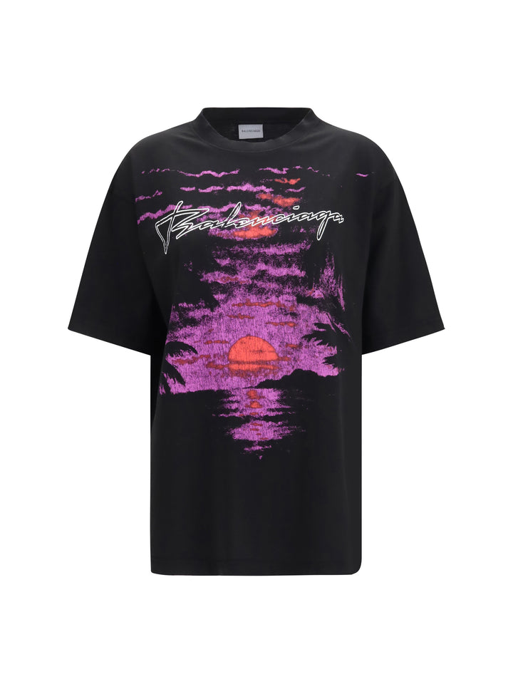 Printed cotton T-shirt 1