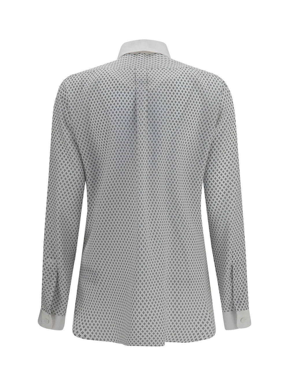 Diamond print silk crêpe de chine Shirt
