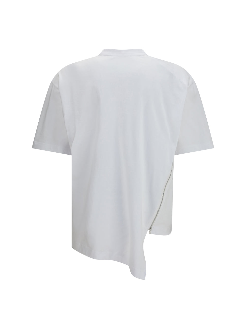 Cotton T-shirt with side zipper 2