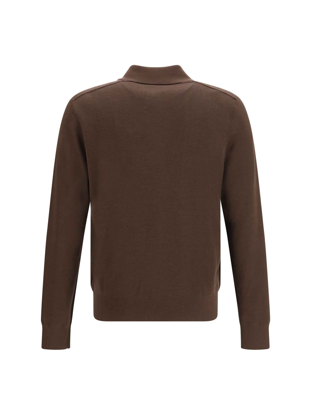 Long-sleeve wool Polo