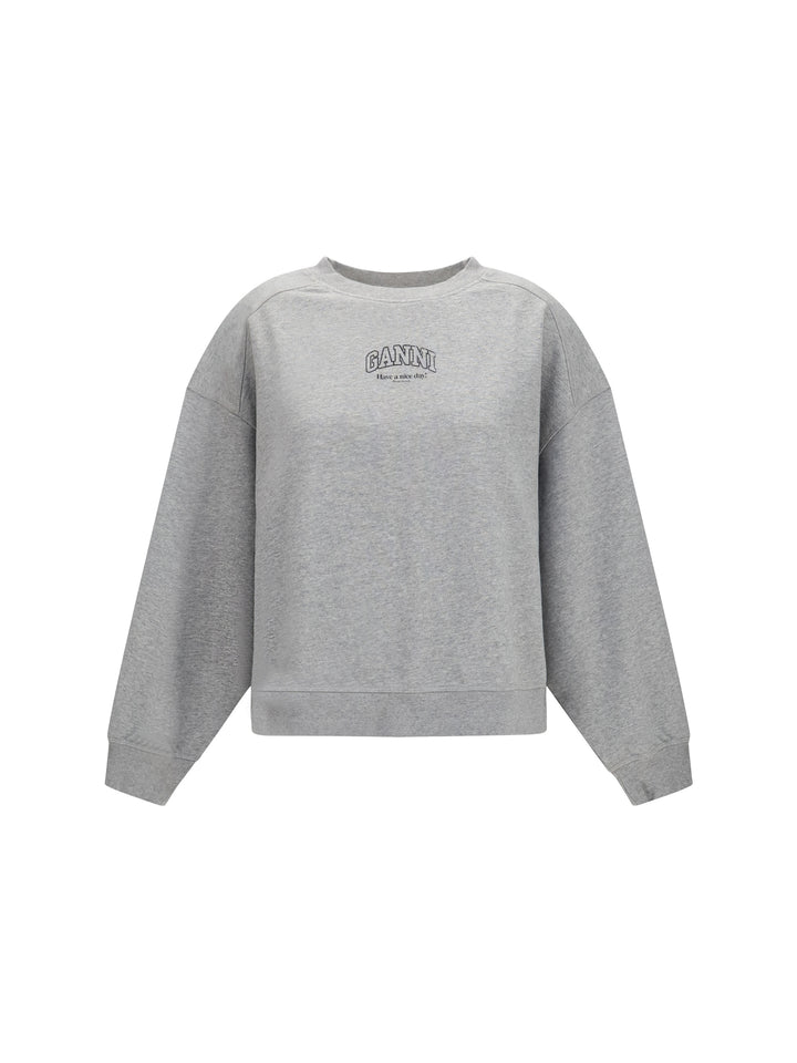 Crewneck Sweatshirt with logo 1