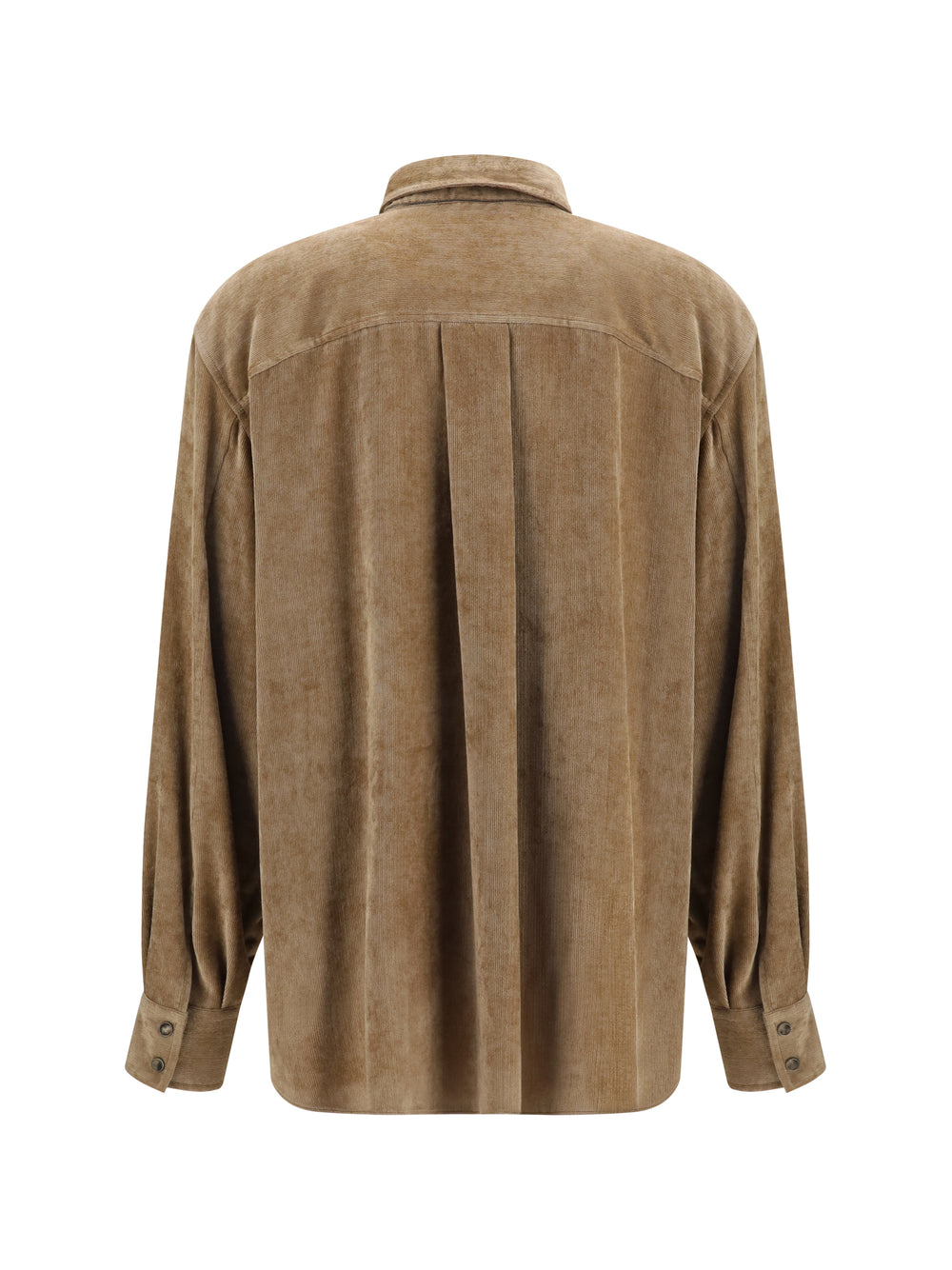 Snap-button Shirt in cashmere blend 2