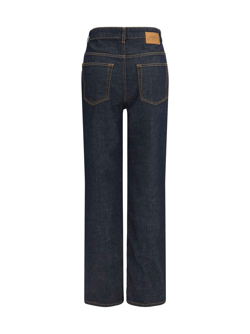 Slub Denim Fold Jeans