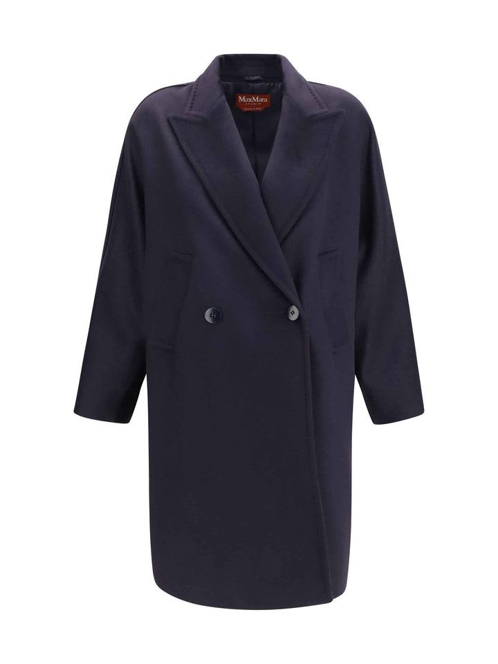 Double breasted wool drap Coat