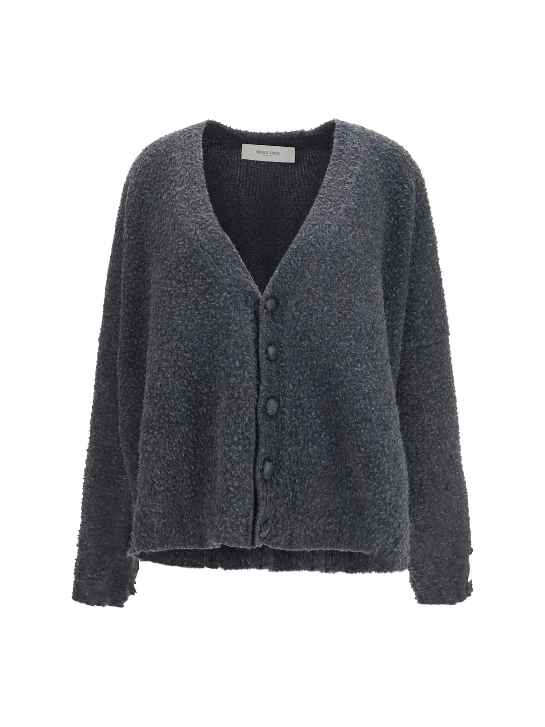 Casentino-effect wool Cardigan 1