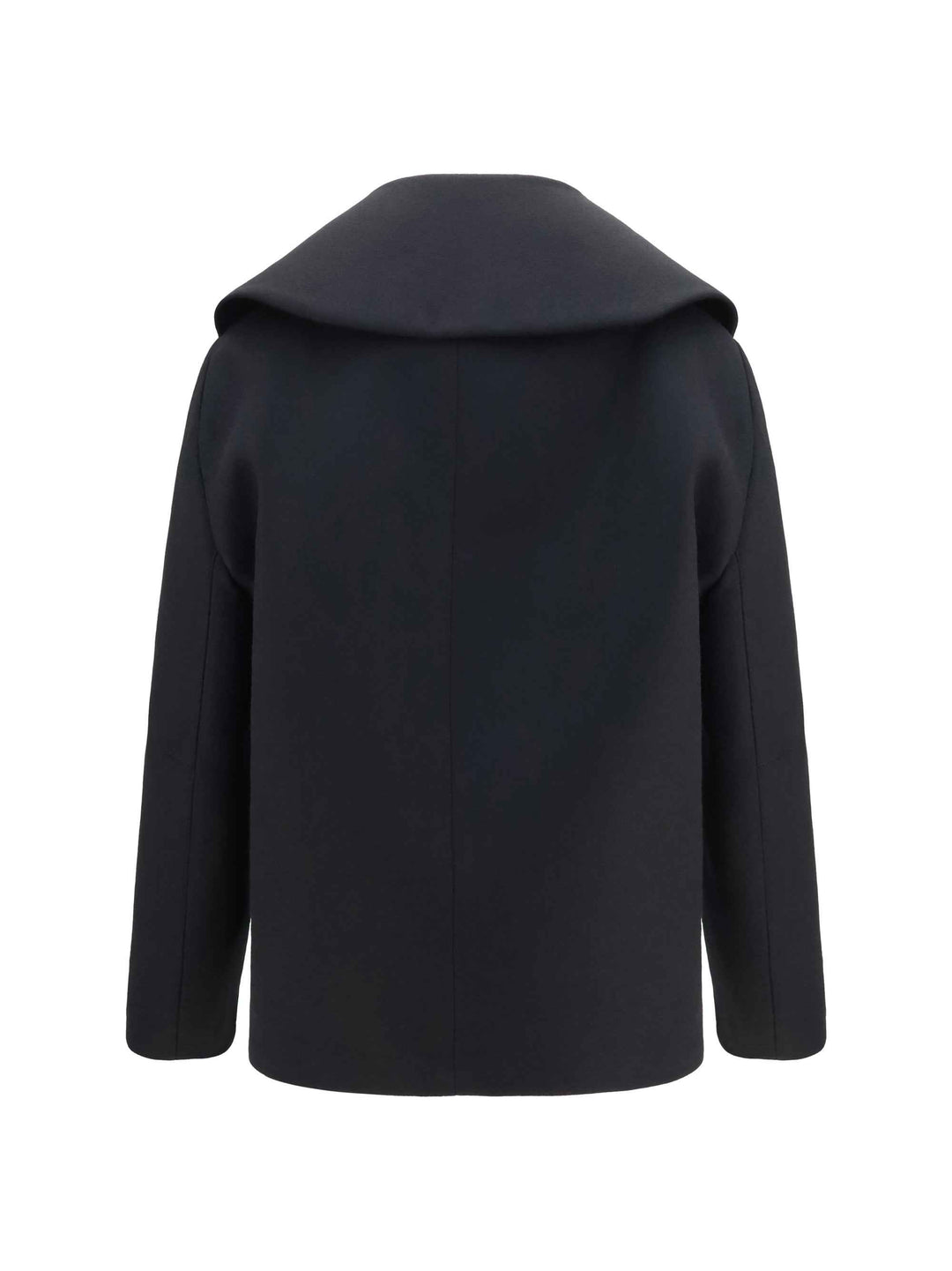 Structured high-neck Peacoat