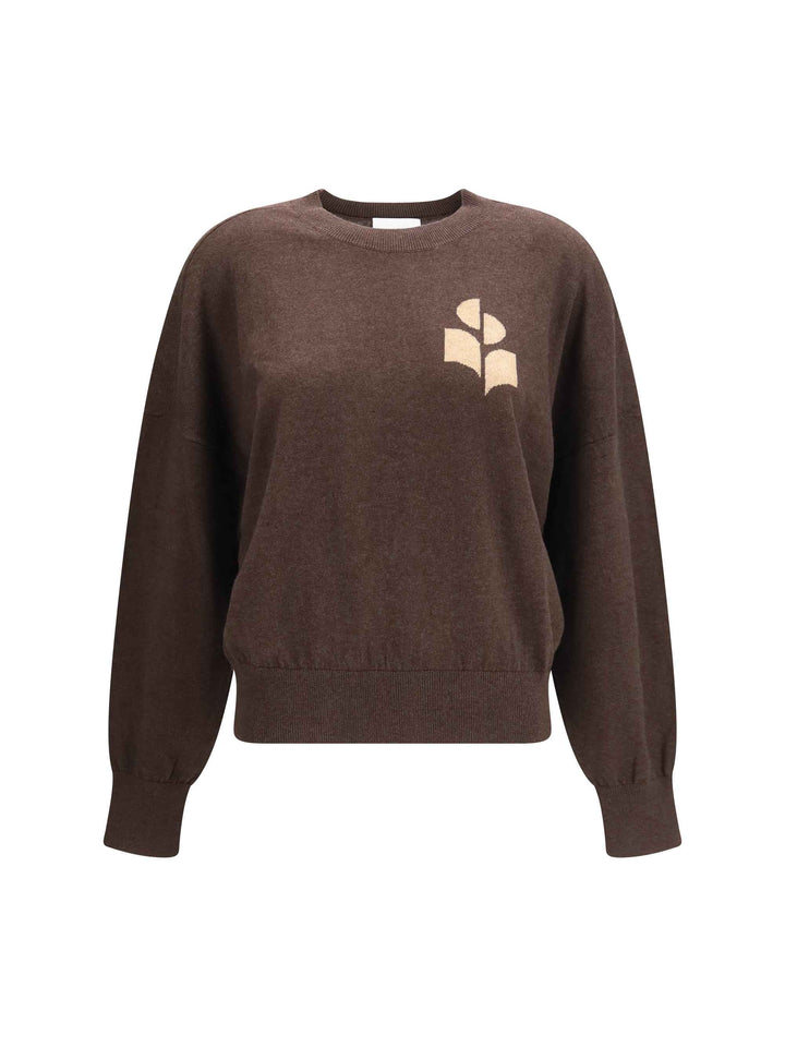 MARANT ETOILE Knitwear in CHOCOLATE PU0053FAA1X05E_50CL