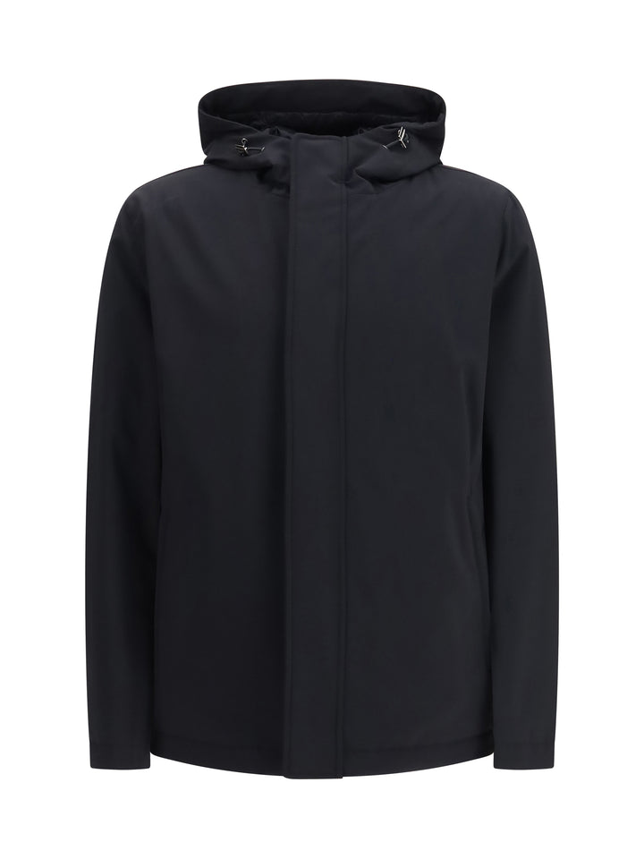 Water-repellent nylon Hooded padded Jacket 1