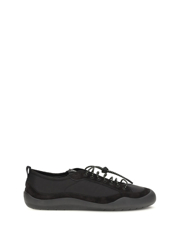 Leather and fabric Sneakers 1