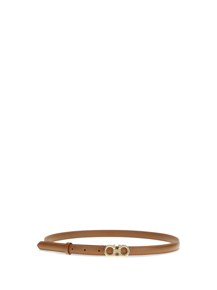 Gancini leather Belt 2