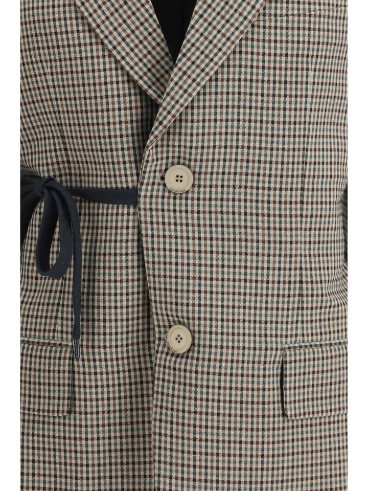 Single-breasted Vichy Jacket