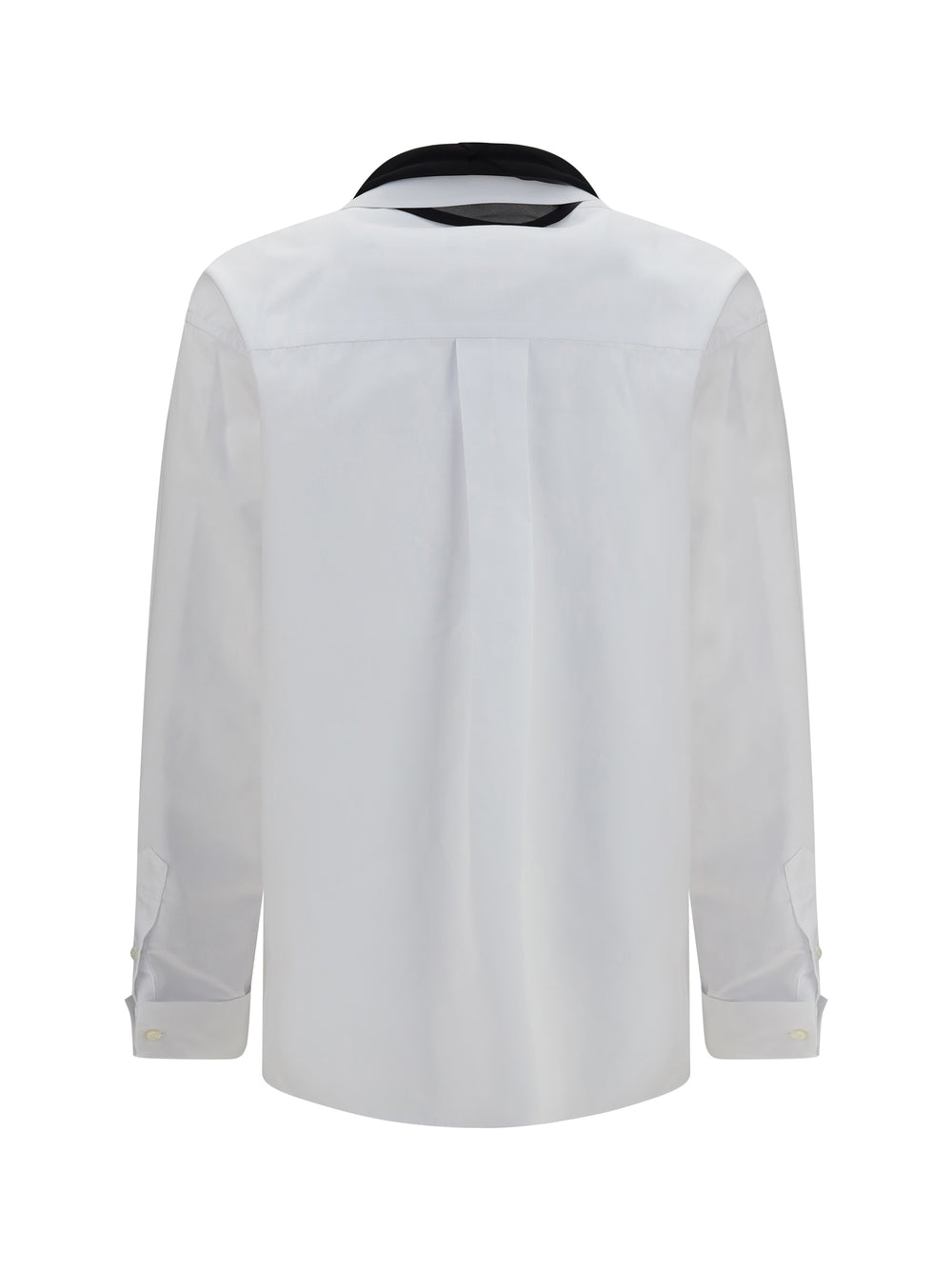 Cotton poplin Scarf Shirt 2