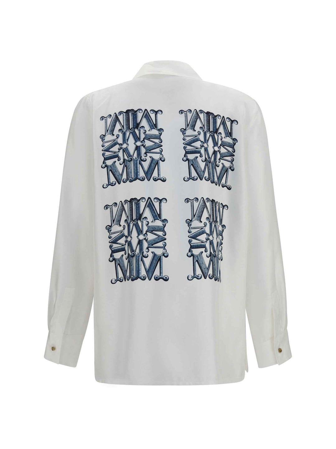 Printed silk twill Shirt
