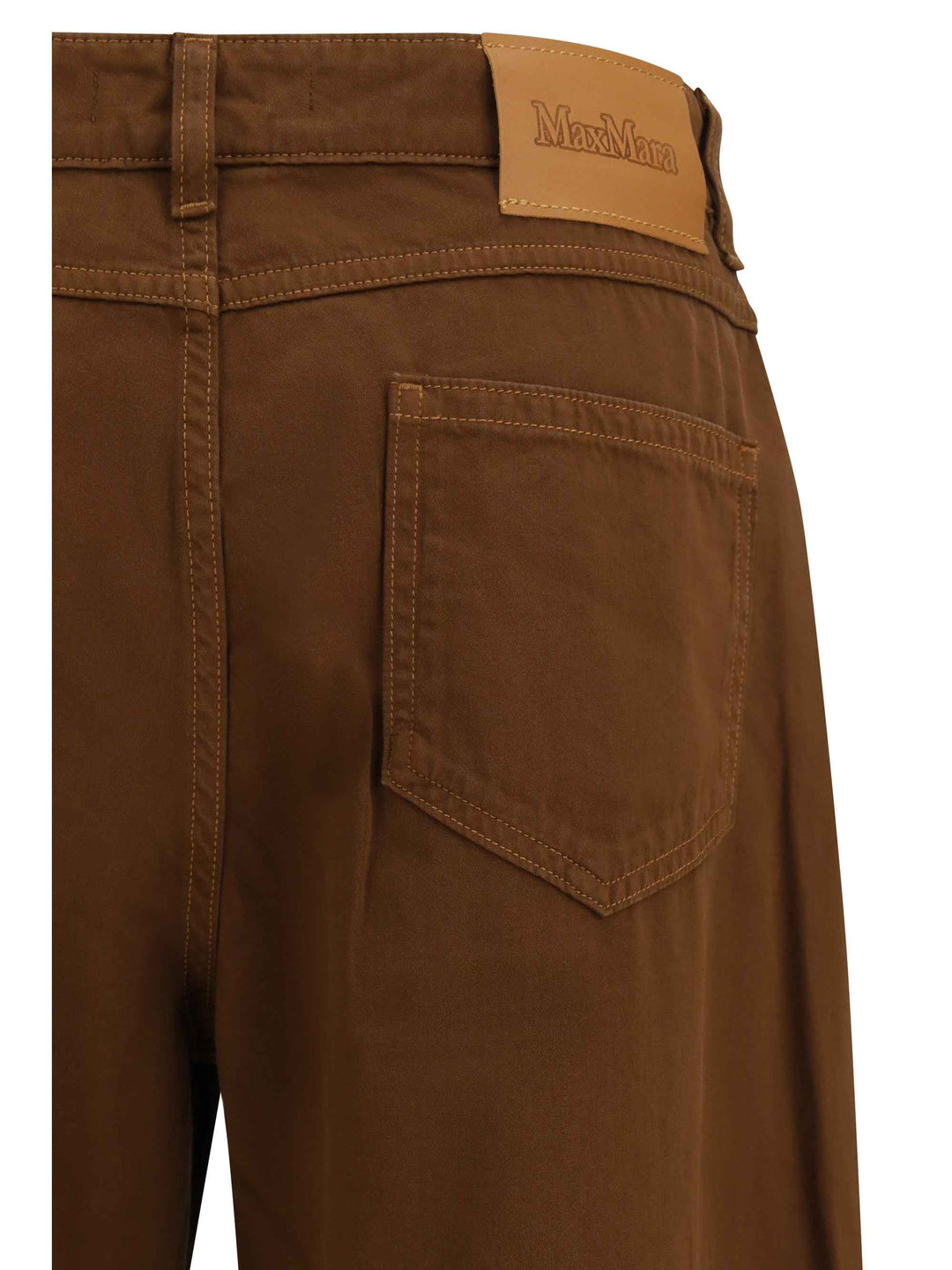 Baggy Pants in pure cotton satin