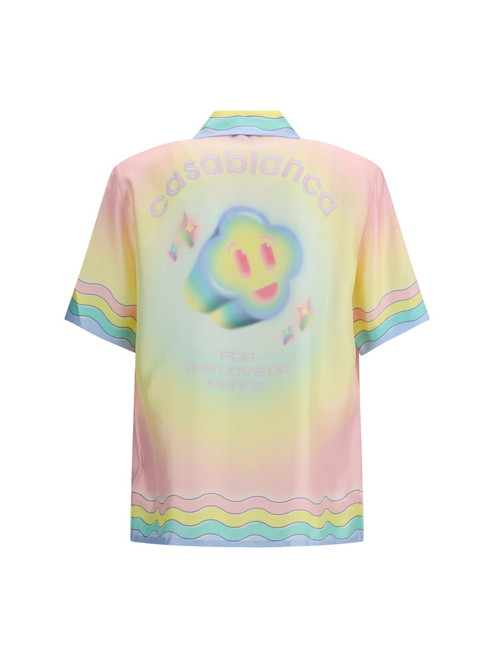 All-over monogram jacquard pattern polo Shirt 2