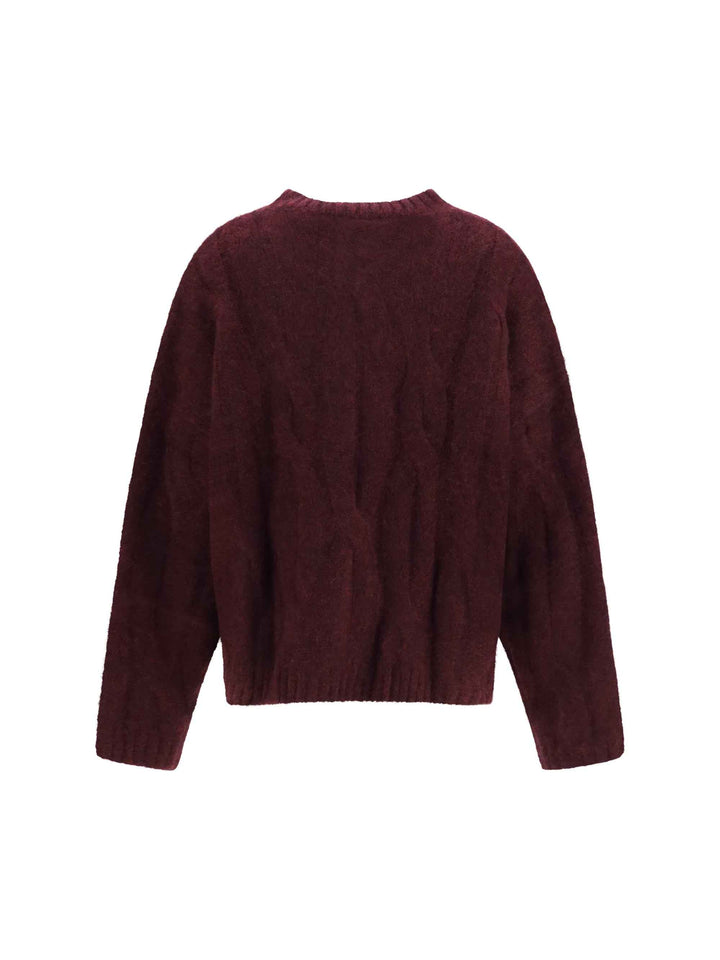 Cashmere and silk Sweater with voluminous sleeves