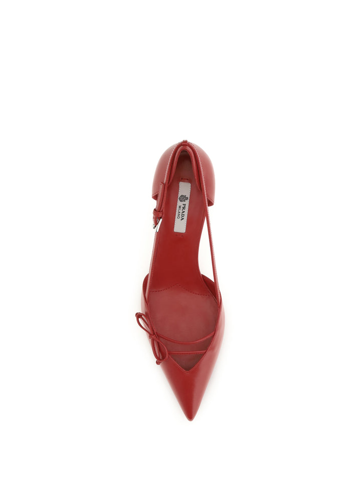 Side-cut leather Pumps 4