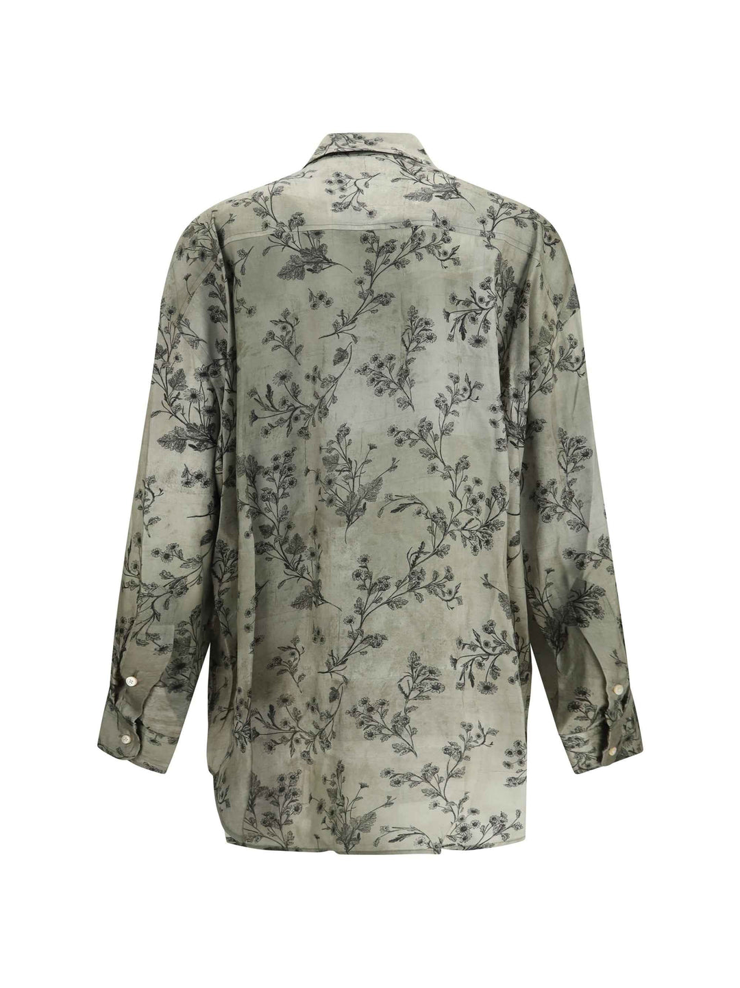 V-neck ruffle Shirt